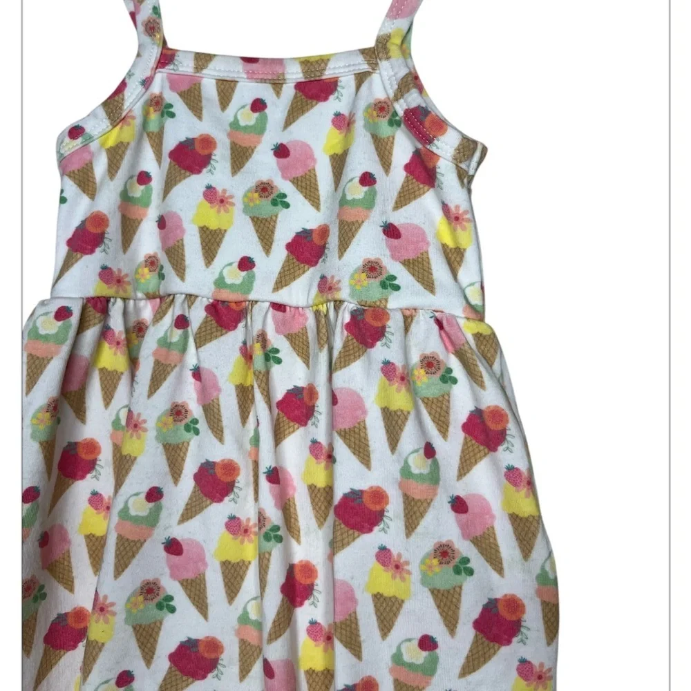 Ollie Jay Camila -Ice Cream Scoop romper size 6-12 months